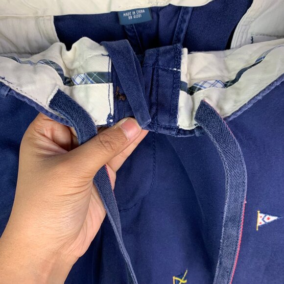 Polo Ralph Lauren Short Mens Sz 33 Nautical Flags Knots All Over Embroidered - Picture 6 of 10